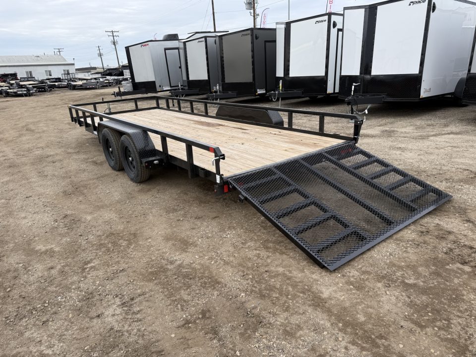 New 2026 Sure-Trac 7X20 10K Tube Top Utility Trailer