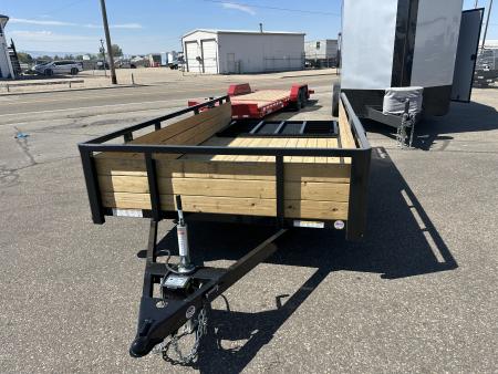 New 2026 Sure-Trac 7x14 7K Tube Top Three Board Utility Trailer