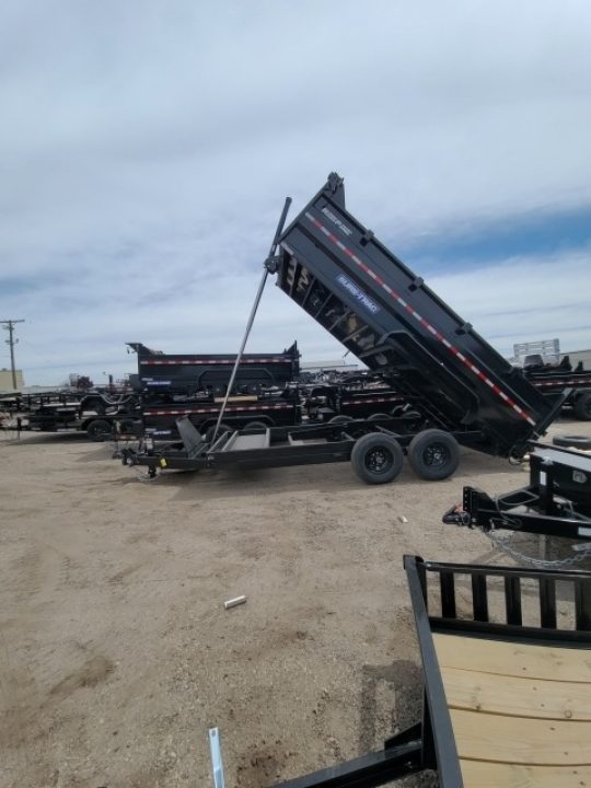 New 2026 Sure-Trac 7x16 14K Tele Dump 3' sides Dump Trailer