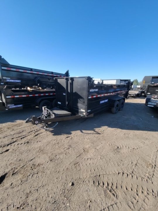 New 2026 Sure-Trac 7x16 14K Tele Dump 3' sides Dump Trailer