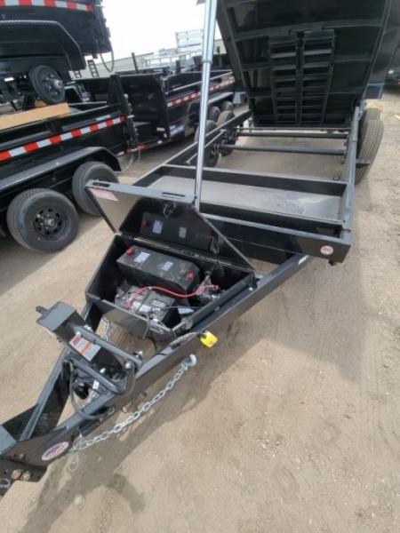 New 2026 Sure-Trac 7x16 14K Tele Dump 3' sides Dump Trailer