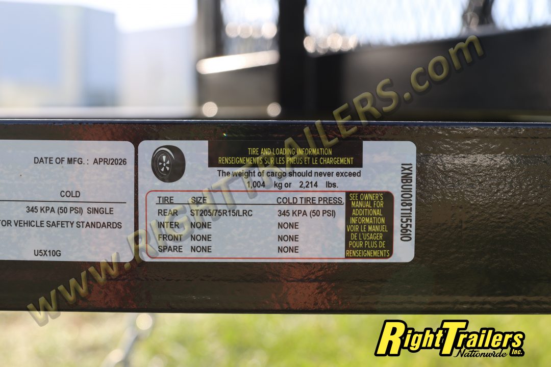 New 2026 5X10 TRIPLE CROWN UTILITY TRAILER