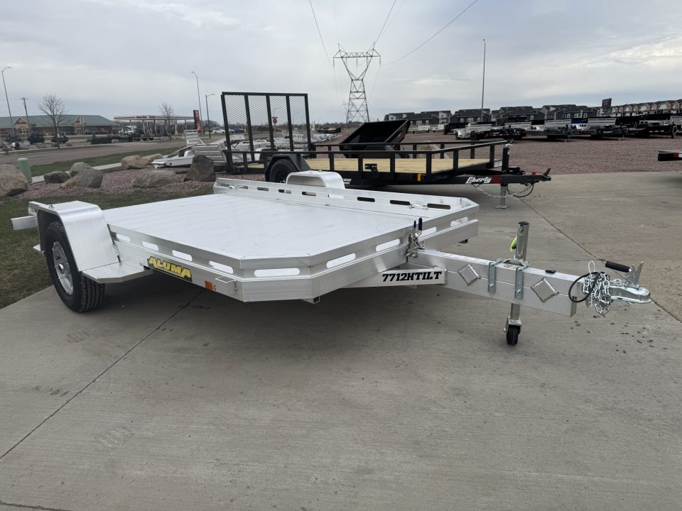 New 2027 Aluma 7712H Tilt Tilt Trailer