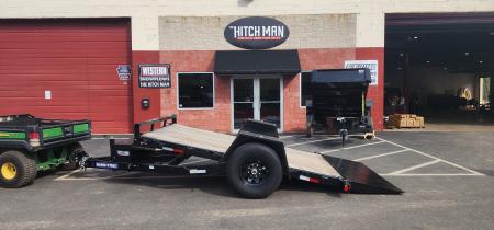 Used 2025 78in x 12 Sure-Trac Tilt Bed Equipment Trailer 7.8k