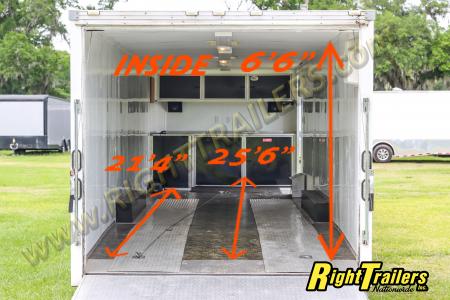 Used 2011 8.5X28 Pace American Race Trailer