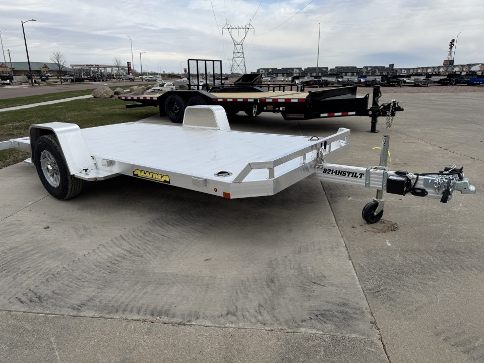 New 2027 Aluma 8214HS Tilt Utility Trailer