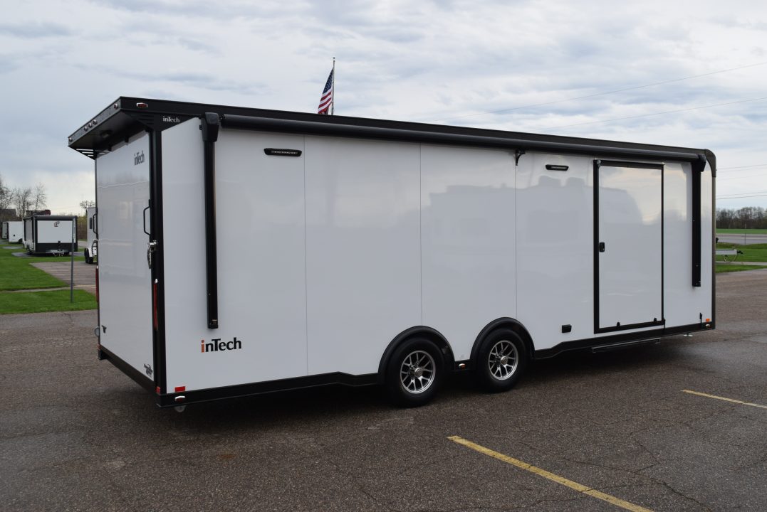 New INTECH 8.5x24 LITE SERIES ALL ALUMINUM RACE HAULER