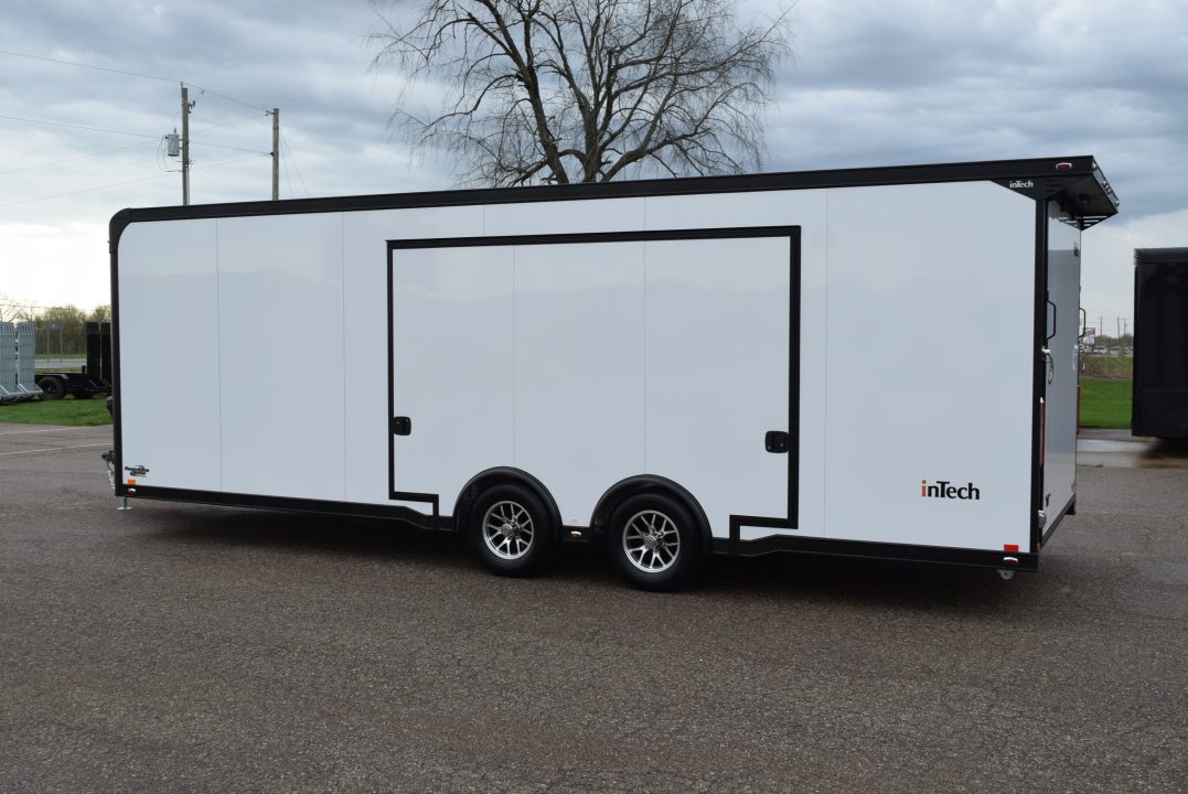 New INTECH 8.5x24 LITE SERIES ALL ALUMINUM RACE HAULER