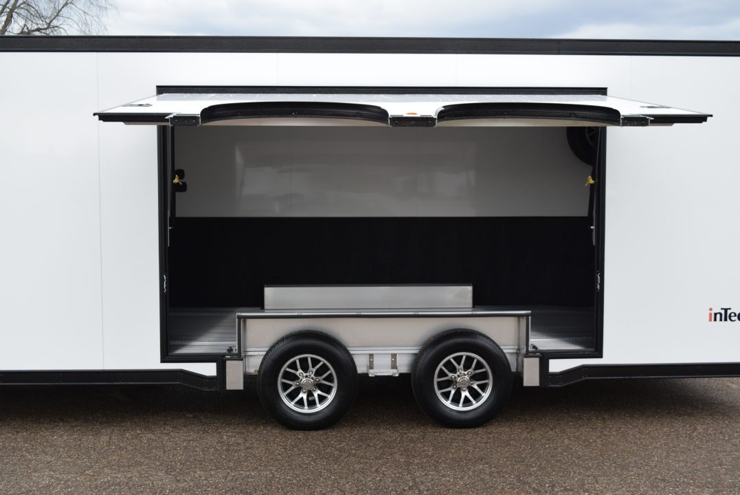New INTECH 8.5x24 LITE SERIES ALL ALUMINUM RACE HAULER