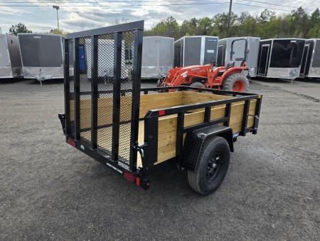New 2026 Sure-Trac 5X8 - 3 BOARD HIGH SIDES Utility Trailer