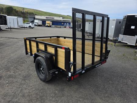 New 2026 Sure-Trac 5X8 - 3 BOARD HIGH SIDES Utility Trailer