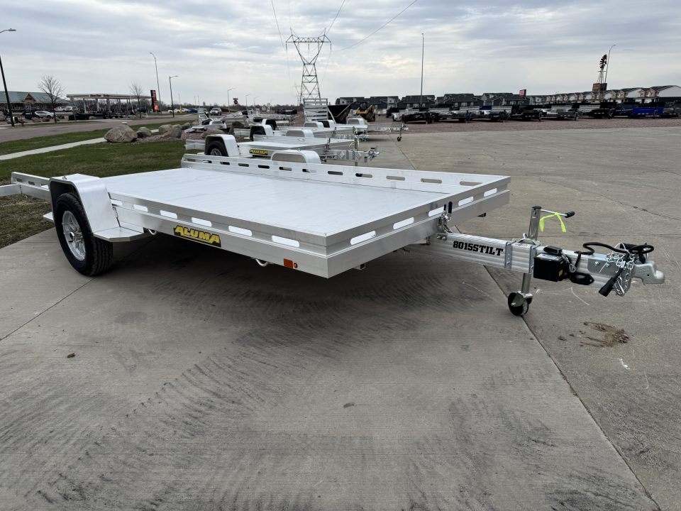 New 2027 Aluma 8015S Tilt Utility Trailer