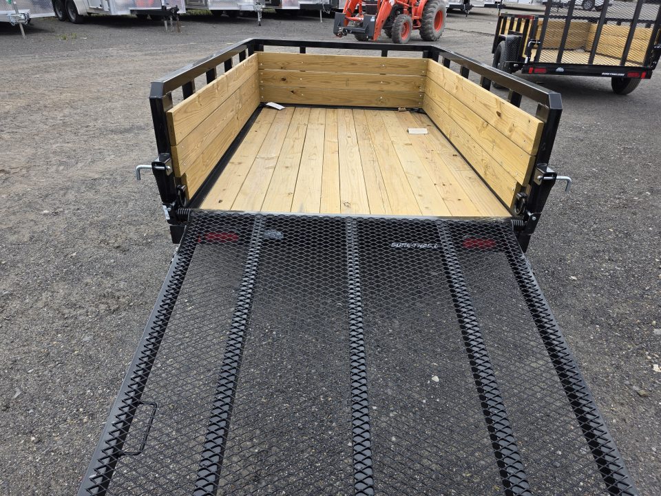 New 2026 Sure-Trac 5X8 - 3 BOARD HIGH SIDES Utility Trailer