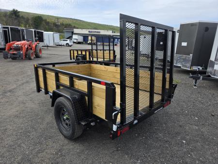 New 2026 Sure-Trac 5X8 - 3 BOARD HIGH SIDES Utility Trailer