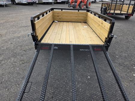 New 2026 Sure-Trac 5X8 - 3 BOARD HIGH SIDES Utility Trailer