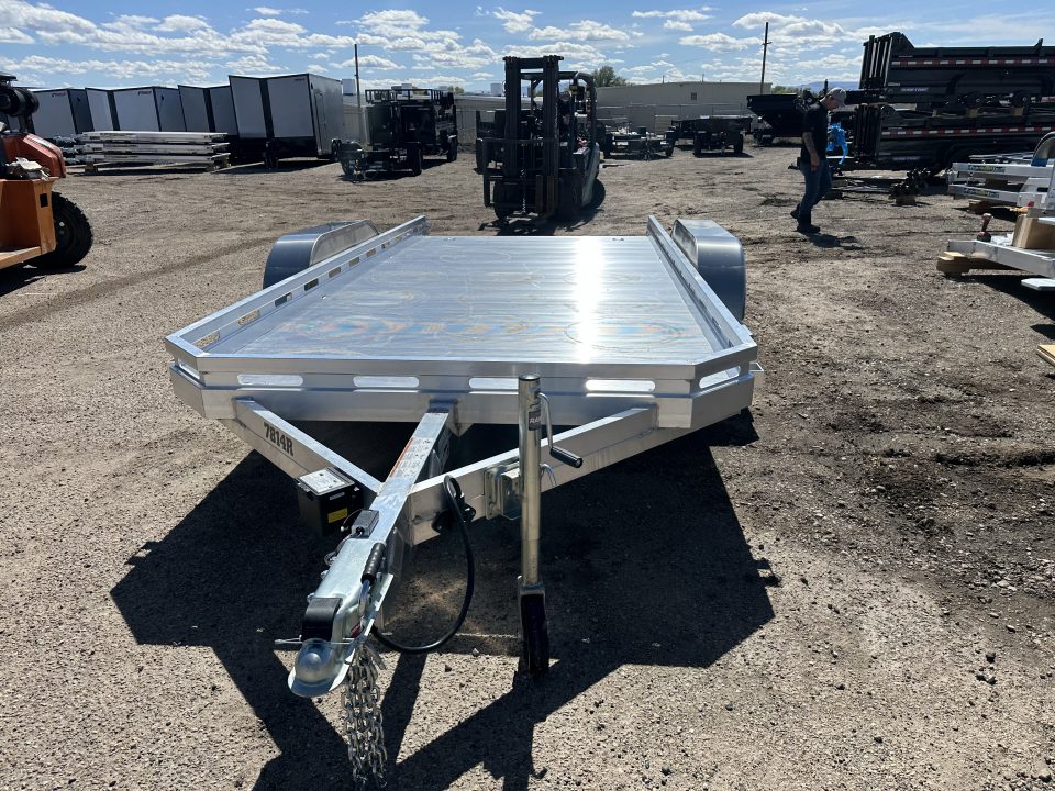New 2027 Aluma 7814TA-EL-R-RTD Utility Trailer