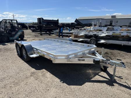 New 2027 Aluma 7814TA-EL-R-RTD Utility Trailer