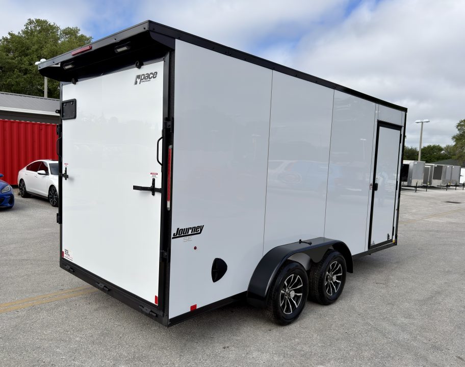 New 2026 Pace American 7x16 Journey SE 7K Cargo / Enclosed Trailer