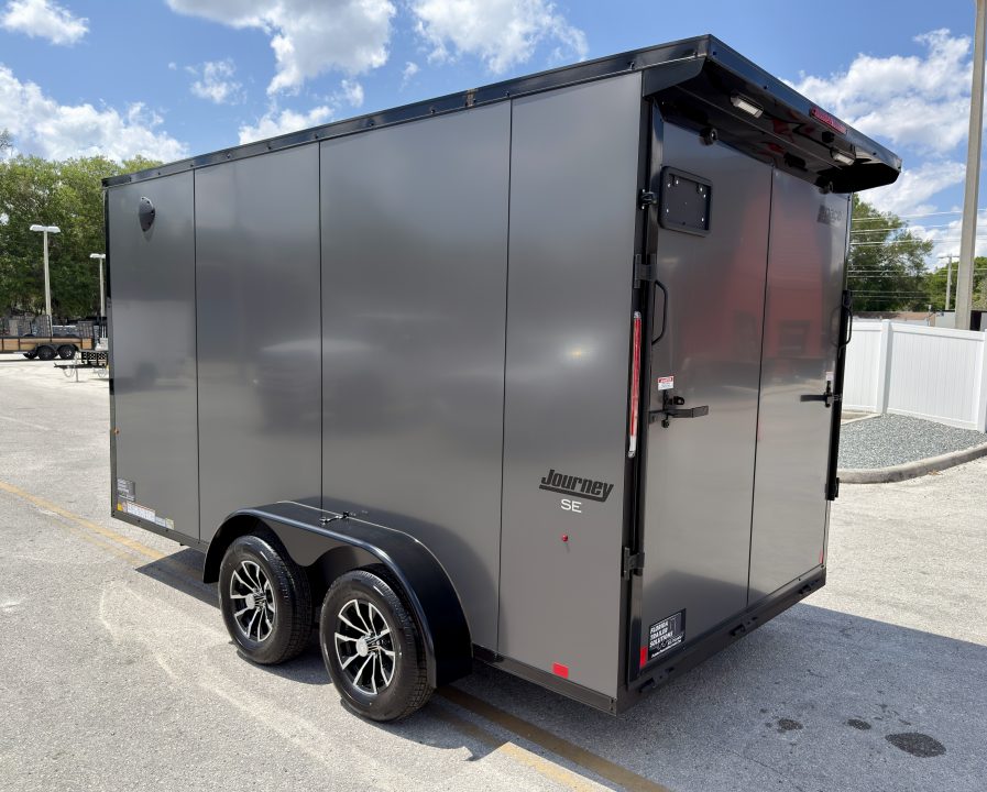New 2026 Pace American 7x14 Journey SE 7K Black Out Cargo / Enclosed Trailer
