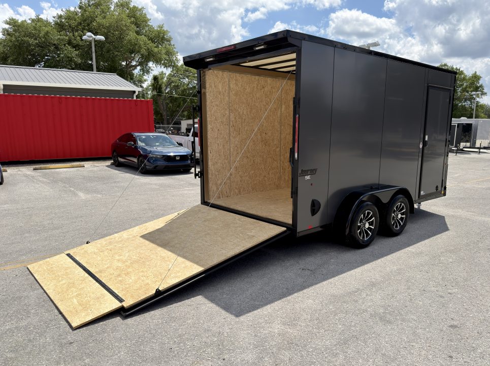 New 2026 Pace American 7x14 Journey SE 7K Black Out Cargo / Enclosed Trailer
