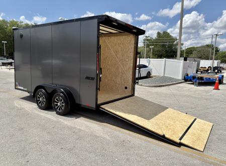 New 2026 Pace American 7x14 Journey SE 7K Black Out Cargo / Enclosed Trailer