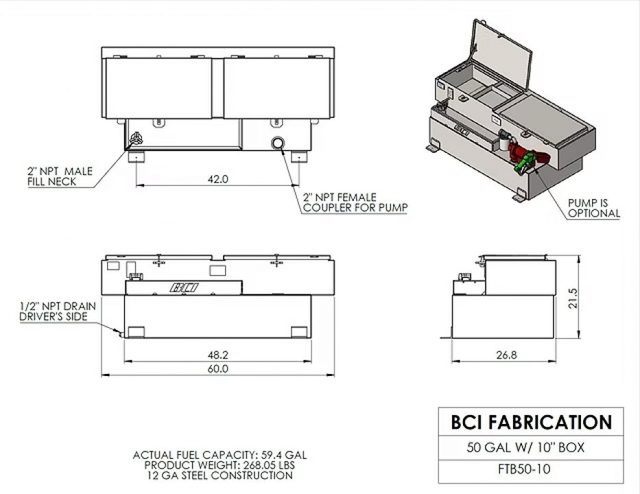 New 2026 BCI Fabrication FTB50-10 Other
