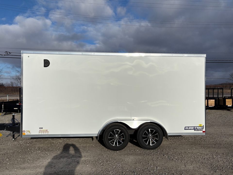 New 2026 Sure-Trac 7x16 7K Enclosed Trailer