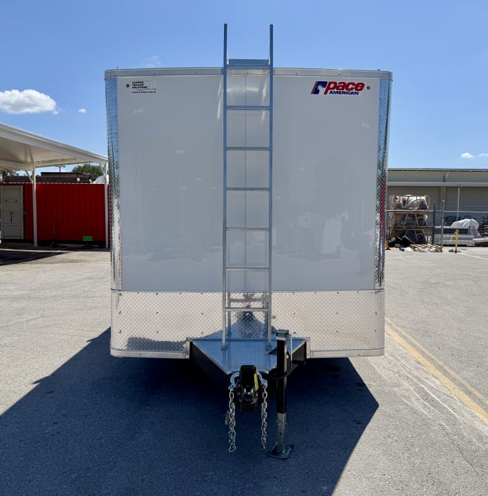 New 2026 Pace American 8.5x16 PXT Tool Crib 10K Double Rear Door Cargo / Enclosed Trailer