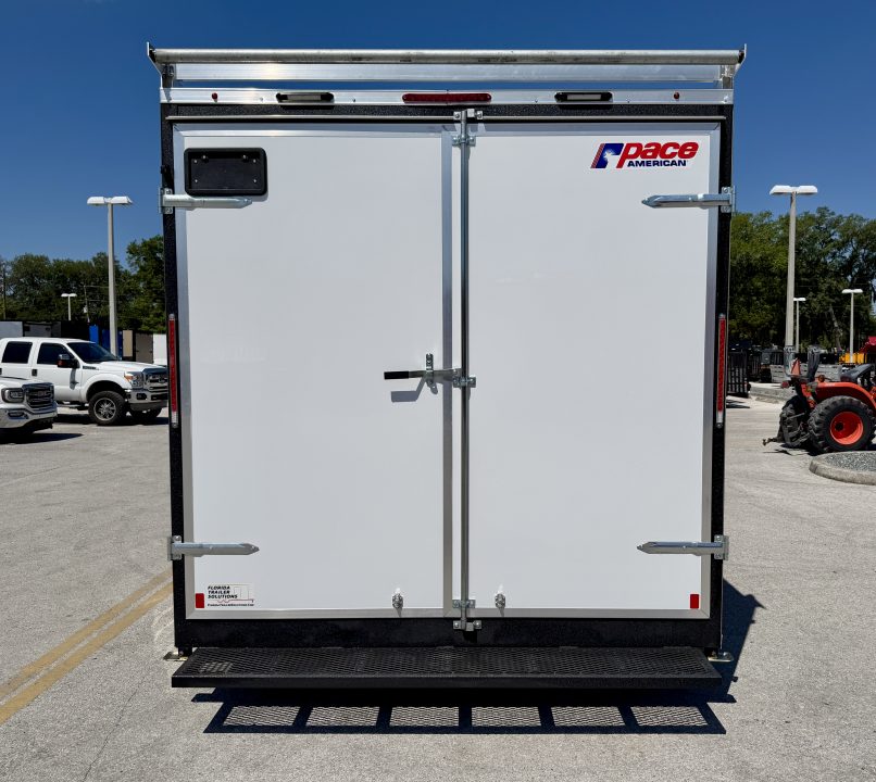 New 2026 Pace American 8.5x16 PXT Tool Crib 10K Double Rear Door Cargo / Enclosed Trailer