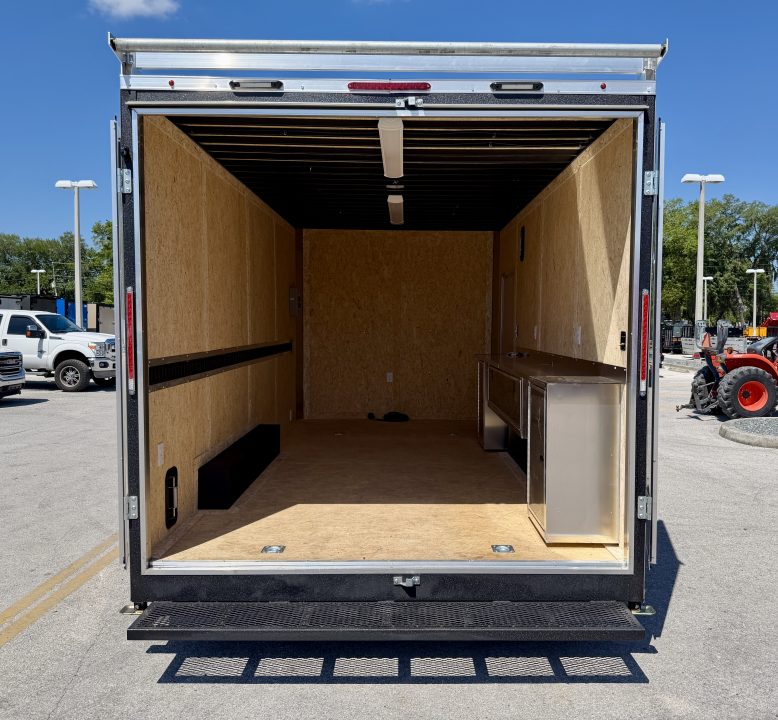 New 2026 Pace American 8.5x16 PXT Tool Crib 10K Double Rear Door Cargo / Enclosed Trailer