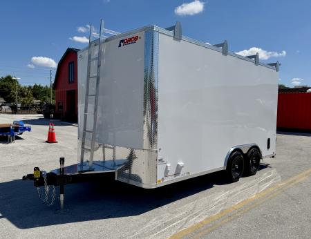New 2026 Pace American 8.5x16 PXT Tool Crib 10K Double Rear Door Cargo / Enclosed Trailer