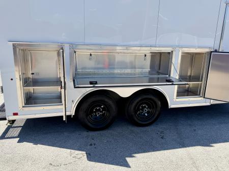 New 2026 Pace American 8.5x16 PXT Tool Crib 10K Double Rear Door Cargo / Enclosed Trailer
