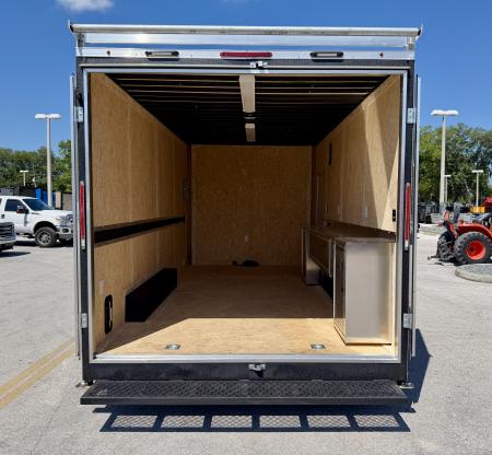 New 2026 Pace American 8.5x16 PXT Tool Crib 10K Double Rear Door Cargo / Enclosed Trailer