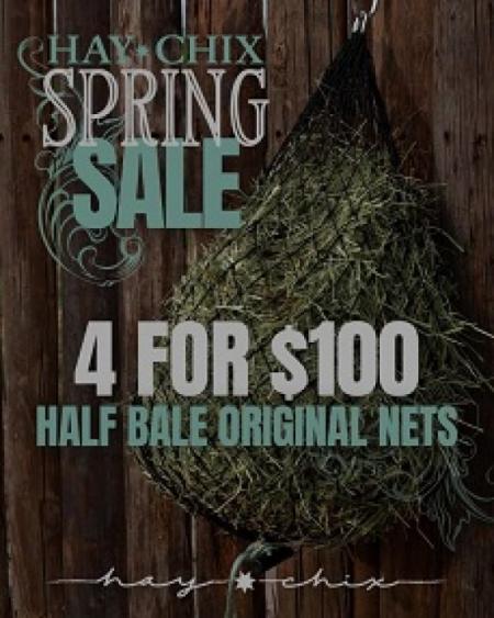 New 2026 Hay Chix Half Bale Slow Feed Net Farm / Ranch