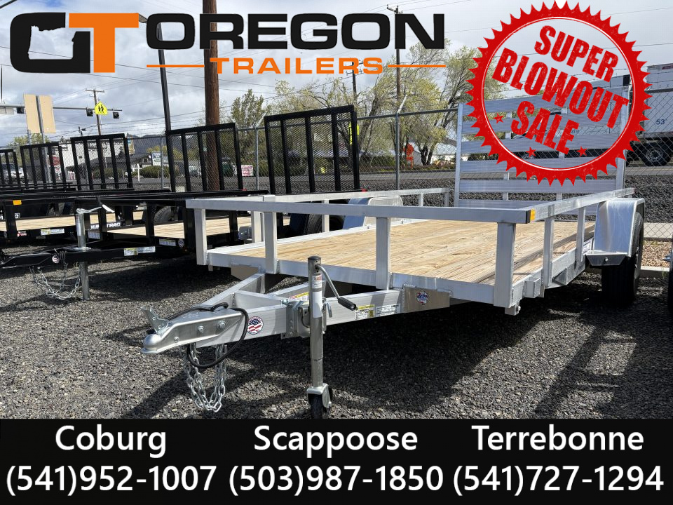 New 6x12 3K Aluminum Sure-Trac Tube Top Utility