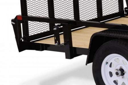 New 7 X 14 Sure-Trac ATV Tube Top Utility Trailer, 7k GVWR w/Removable Side Ramps & Reinforced Gate