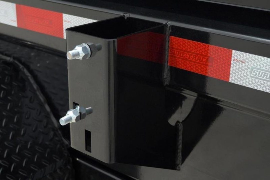 New 6 x 12 Sure Trac SD Low Profile Dump Trailer, 10k GVWR ***w/Ramps & Dual Acting Gate