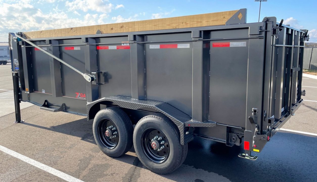 New 2026 Diamond C Trailers LPT 210 - GN 48" Sides 16' Dump Trailer: 7 Gauge