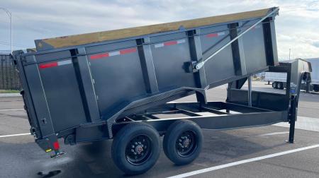 New 2026 Diamond C Trailers LPT 210 - GN 48" Sides 16' Dump Trailer: 7 Gauge