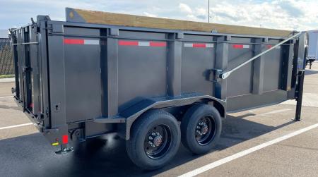 New 2026 Diamond C Trailers LPT 210 - GN 48" Sides 16' Dump Trailer: 7 Gauge