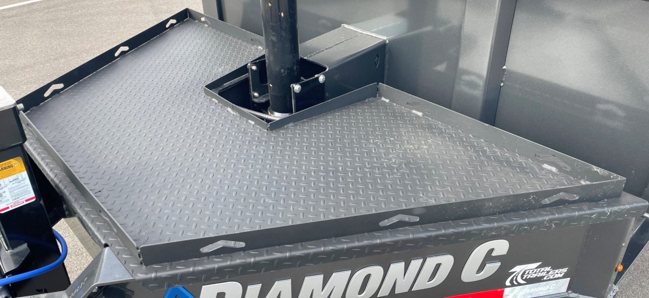 New Diamond C 14' LPT 207 Dump Trailer: Metallic Gray, 14,900 lb (GVWR), Spare