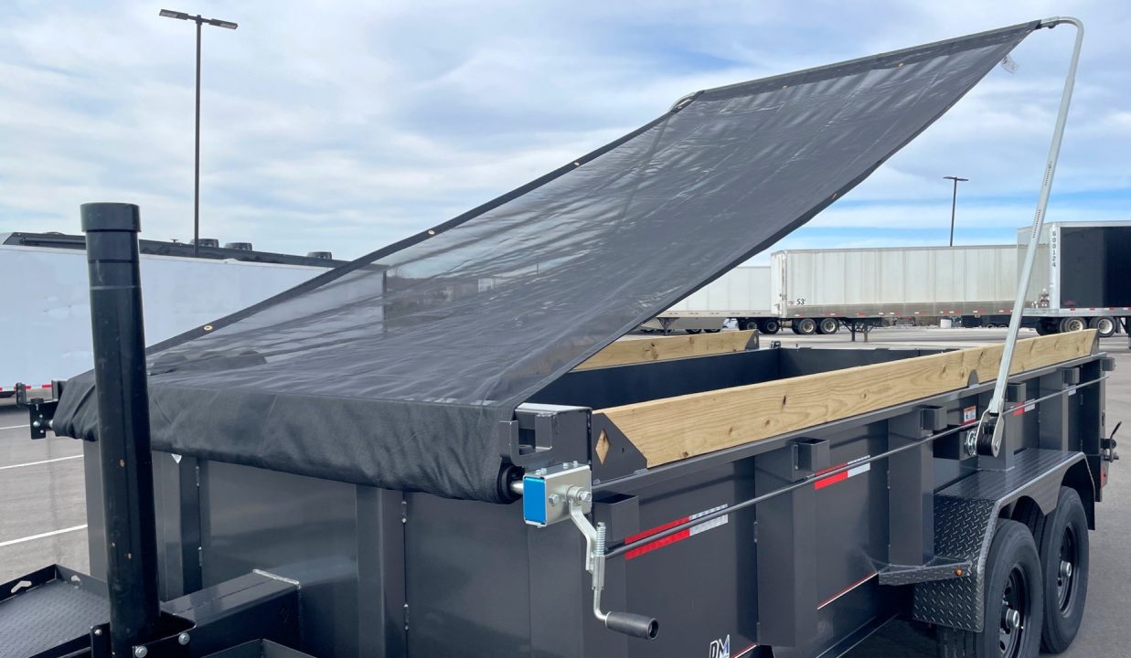 New Diamond C 14' LPT 207 Dump Trailer: Metallic Gray, 14,900 lb (GVWR), Spare