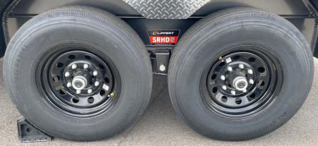 New Diamond C 14' LPT 207 Dump Trailer: Metallic Gray, 14,900 lb (GVWR), Spare