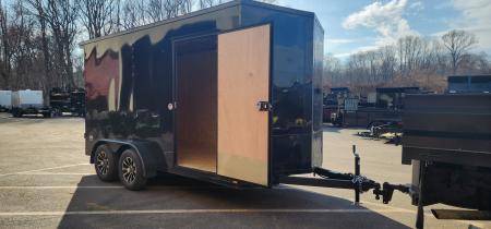 New 7 x 14 Look ST DLX Cargo Blackout Package 7k****Aluminum Wheels