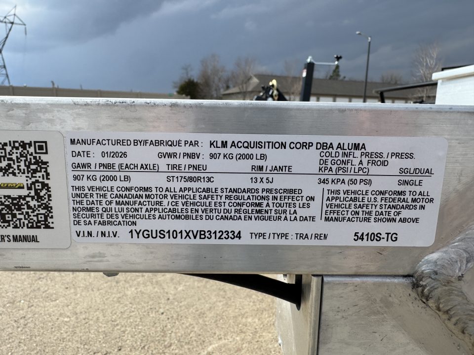2027 Aluma 5410S photo 6