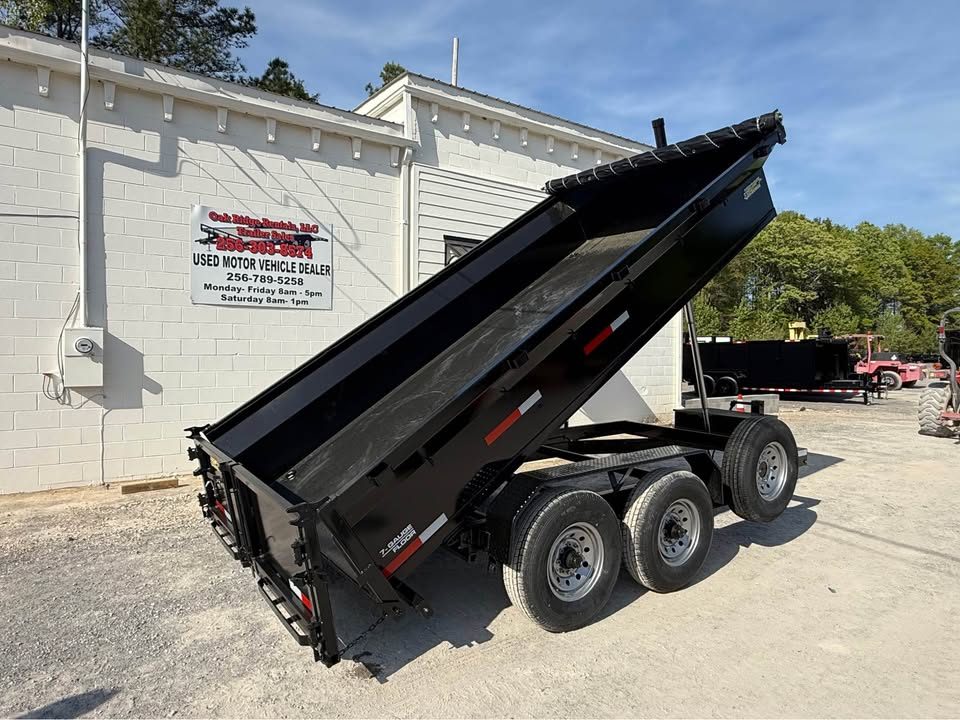 New 2026 Oak Ridge 7x14x2 16k Dump Trailer