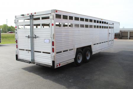Consignment 1992 EBY Trailers RUFFNECK Stock / Stock Combo Trailer