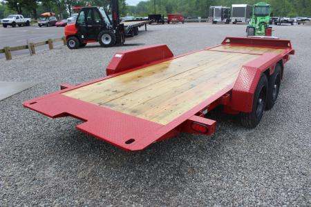 New 2026 Moritz 7' x 16' + 4' Low Pro - Gravity Tilt - Tilt Trailer - 16000# GVW
