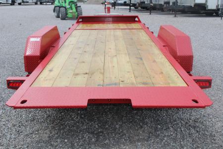 New 2026 Moritz 7' x 16' + 4' Low Pro - Gravity Tilt - Tilt Trailer - 16000# GVW