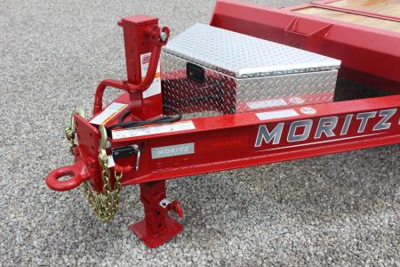 New 2026 Moritz 7' x 16' + 4' Low Pro - Gravity Tilt - Tilt Trailer - 16000# GVW